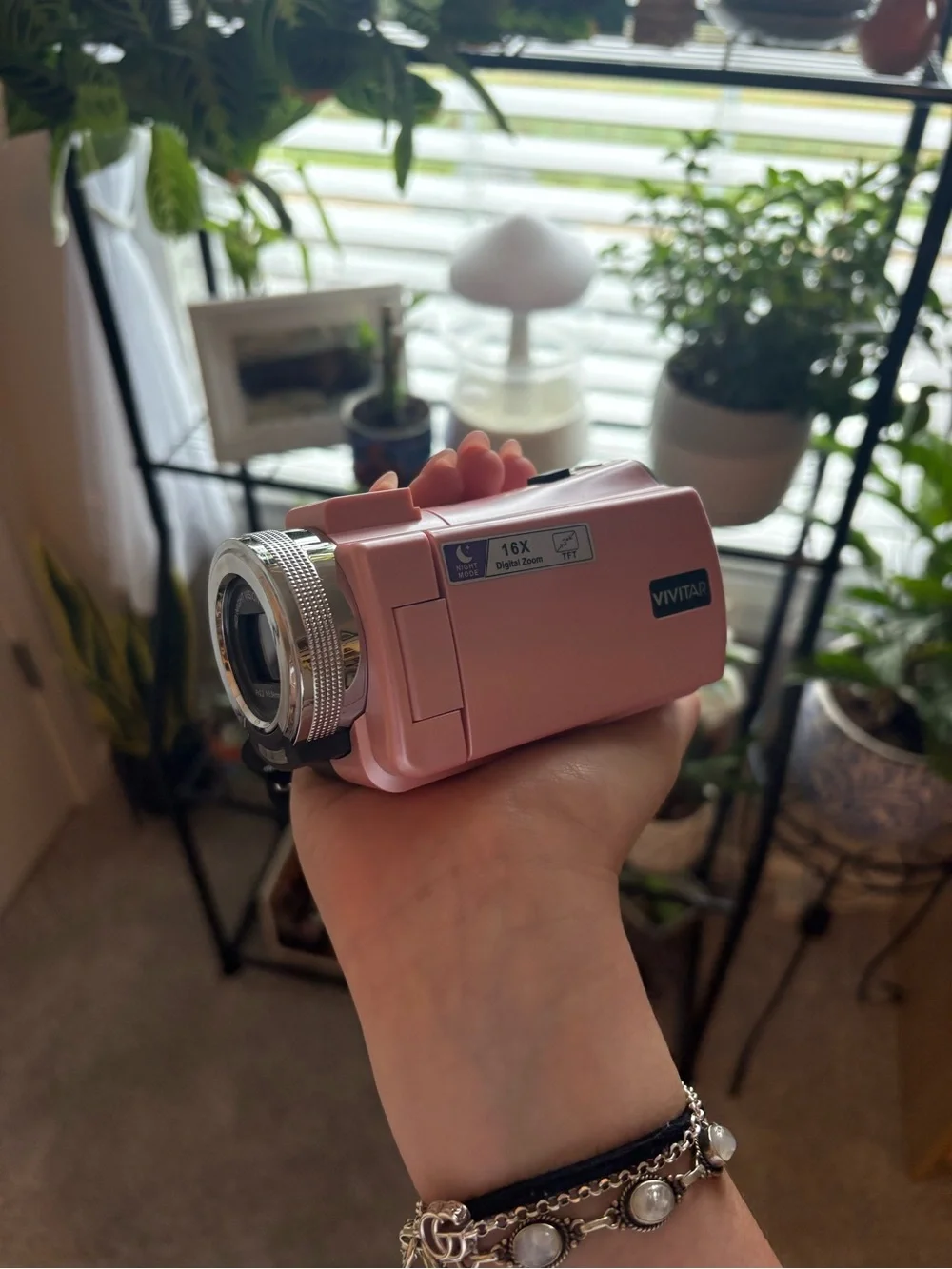 Pink Digital Camcorder - Compact 16X Zoom